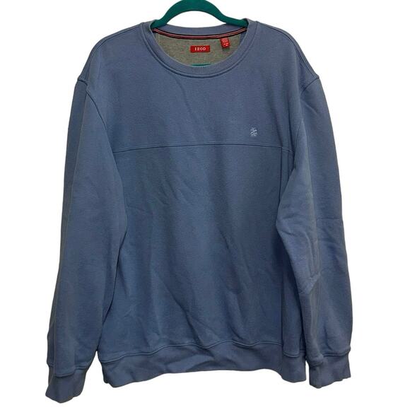 Izod Other - IZOD Sweatshirt XL Blue Crewneck Pullover Classic Casual Logo